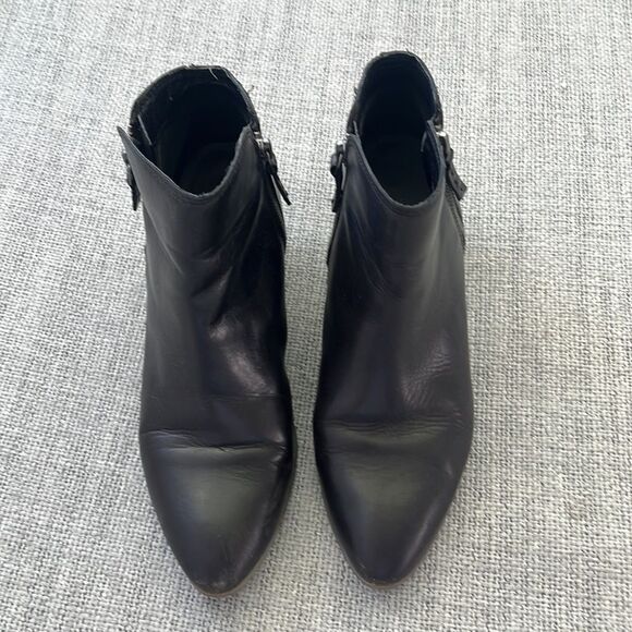 Frye Ankle Boots Womens Size 9 Black Leather Booties - Picture 3 of 8